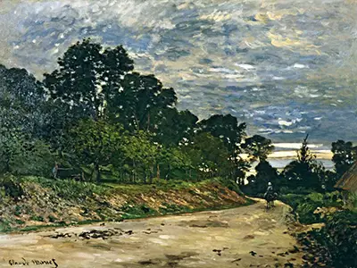 Road by Saint-Simeon Farm Claude Monet
